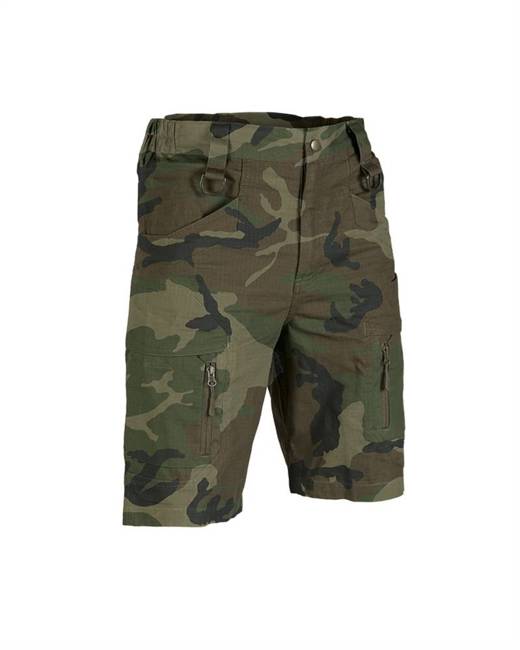 COTTON ASSAULT SHORTS RIPSTOP - MIL-TEC® - WOODLAND