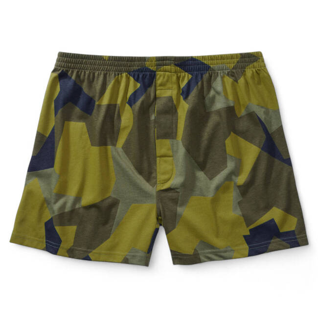 COTTON BOXERS/SHORTS - SWEDISH CAMO M90 - BRANDID 