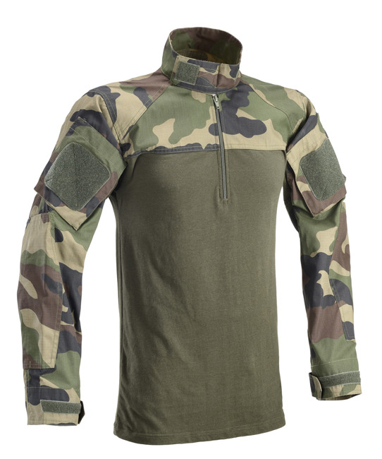 COTTON COMBAT SHIRT - FRENCH CAMO