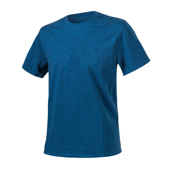 COTTON T-SHIRT - Helikon Tex® - BLUE/BLACK MELANGE