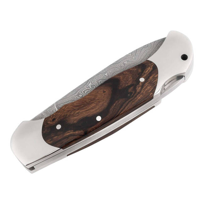 DAMASCUS KNIFE OPTIMA IRONWOOD DAMAST - BOKER