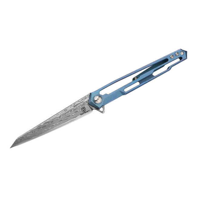 DAMASCUS KNIFE PEREGRINE BLUE - DEFCON