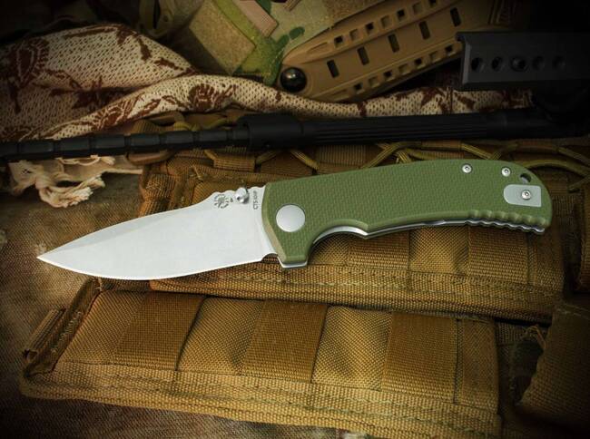 EDC KNIFE ASTOR G10 GREEN - SPARTAN BLADES