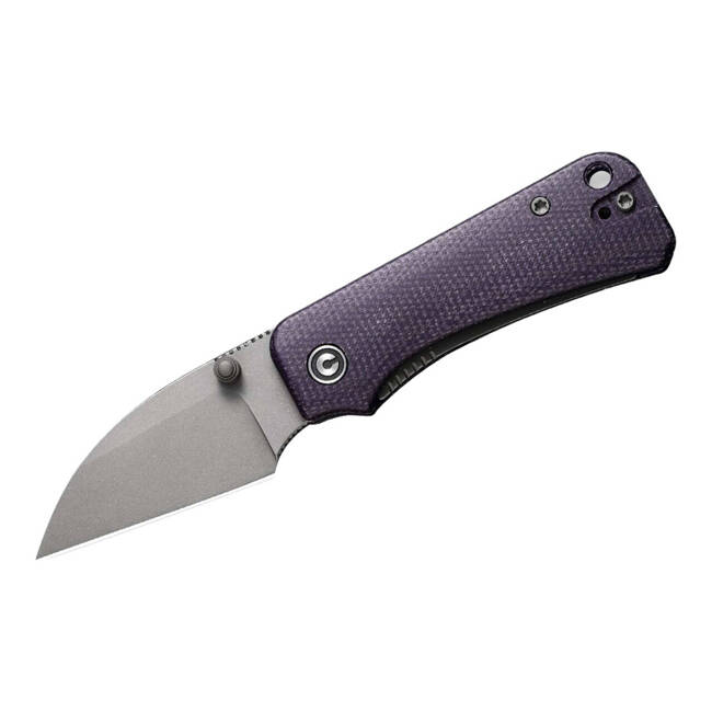 EDC KNIFE BABY BANTER WHARNCLIFFE MICARTA PURPLE - CIVIVI