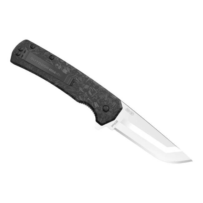 EDC KNIFE RAZOR VX5 3.0" CF G10 BLACK - OUTDOOR EDGE