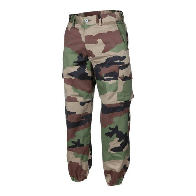 F2 FIELD PANTS, CCE CAMO - MILITARY SURPLUS FROM FRENCH ARMY - LIKE NEW