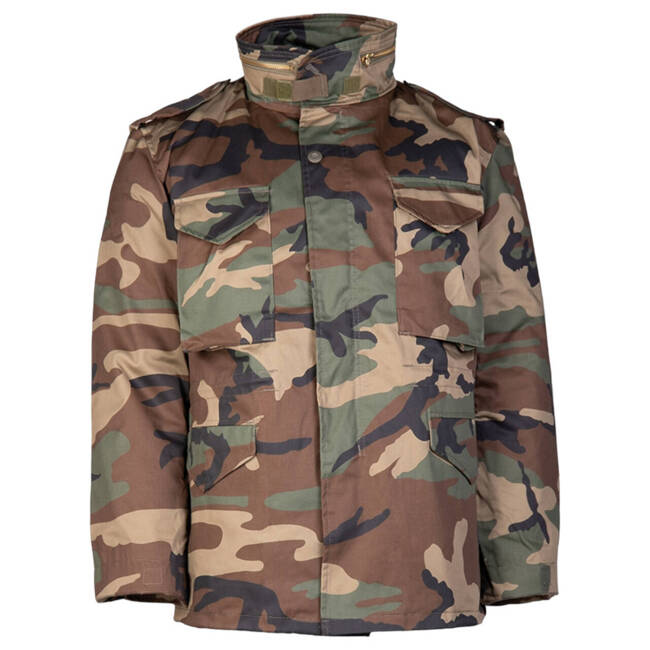 FIELD JACKET WITH LINER M65 - US STYLE - Mil-Tec® - WOODLAND