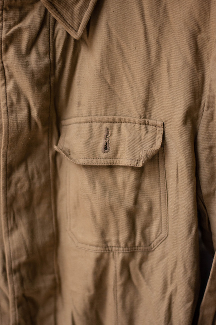 FIELD SHIRT - PATRIOTIC GUARDS - MILITARY SURPLUS ROMANIAN ARMY - BEIGE