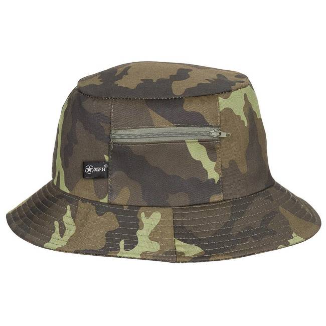 FISHER HAT WITH SIDE POCKET - MFH® - M95 CZ CAMOUFLAGE