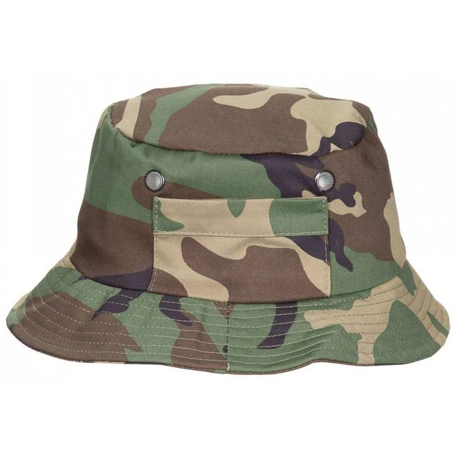 FISHER HAT WITH SIDE POCKET - MFH® - WOODLAND