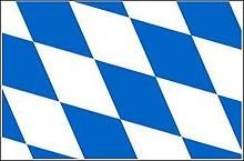 FLAG (91 x 152) cm BAVARIA