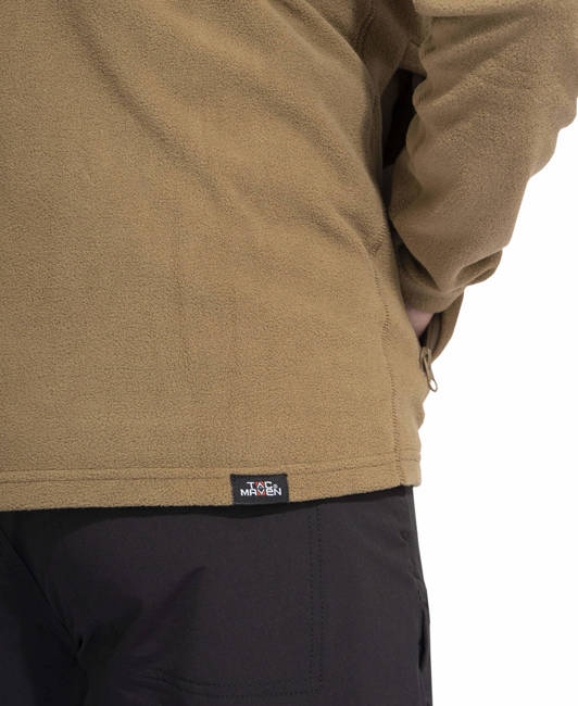 FLEECE SWEATER WITH ZIPPER - ELK - PENTAGON® - BLACK/WOLF GREY ZIP