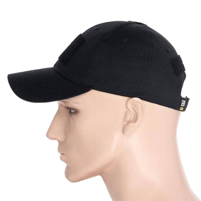 FLEX RIP-STOP BASEBALL CAP - BLACK - M-TAC