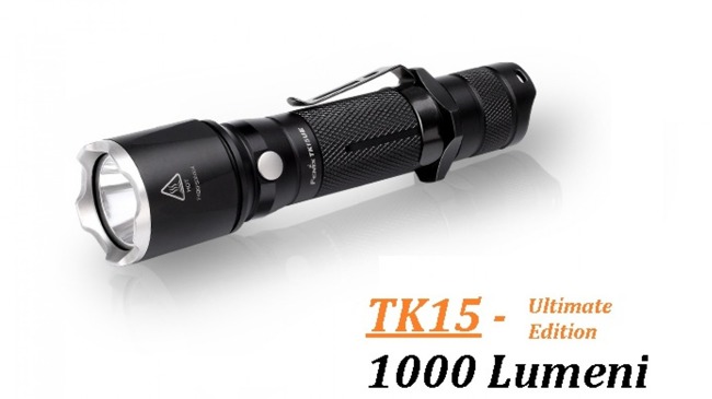 Flashlight Fenix TK15UE, water resistant