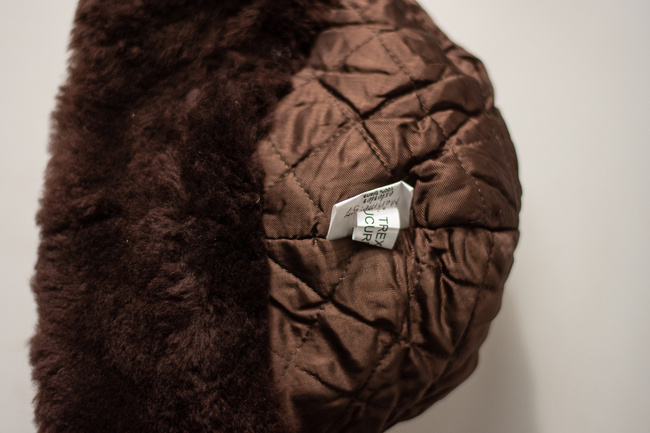 Fur hat for women, Cold War era, Romanian Army Surplus - Brown