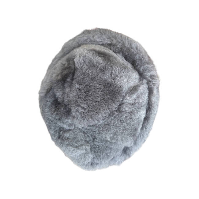 Fur hat for women, Cold War era, Romanian Army Surplus - Gray