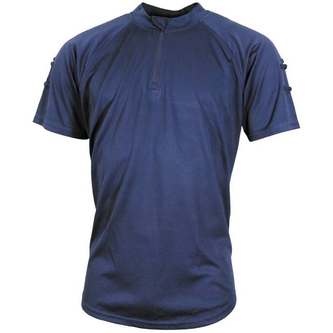GB FUNCTIONAL SHIRT - BLUE - WITH ZIP - USED