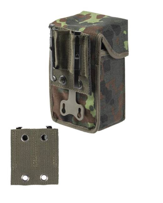 GERMAN G3 MAGAZINE POUCH WITH ADAPTER - MIL-TEC® - FLECKTARN WITH ...