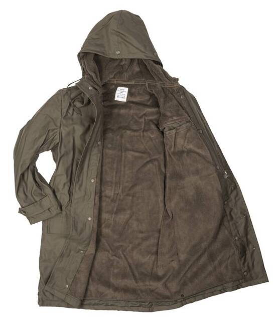 GERMAN LONG PARKA - WITH LINER - OD GREEN - LIKE NEW