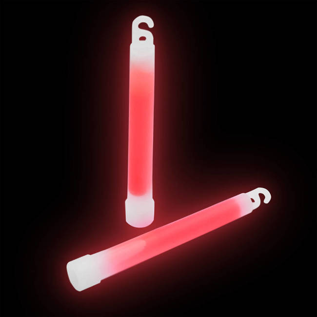 GLOW STICK - 15 x 1.5 CM - MFH® - RED