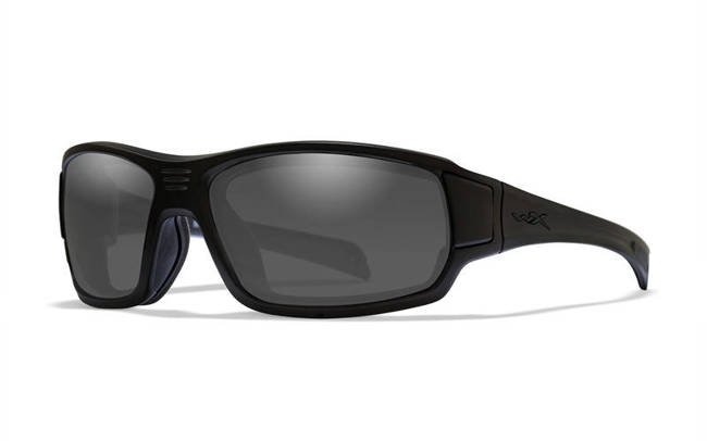 Glasses - Wileyx - BREACH Smoke Grey Matte Black Frame