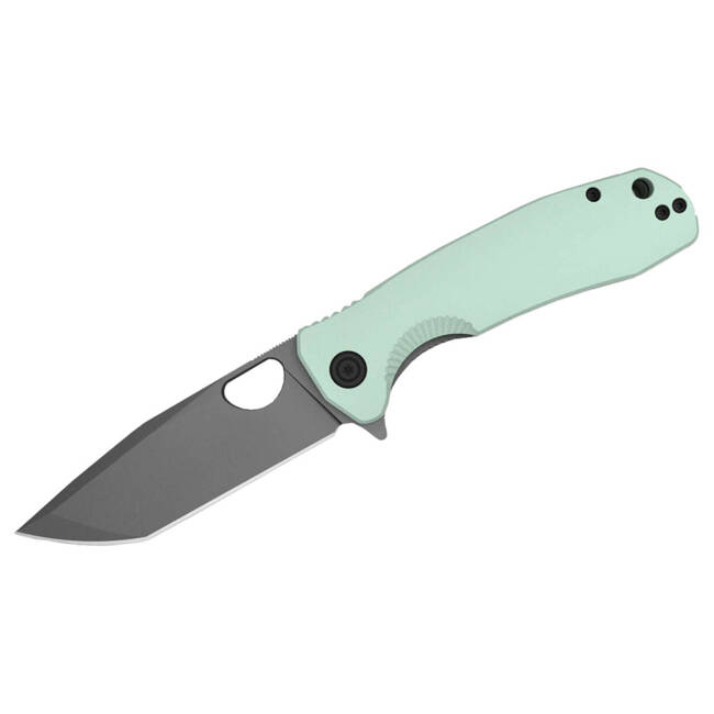 HONEY BADGER TANTO FLIPPER POCKET KNIFE - BLACK DLC JADE - MEDIUM