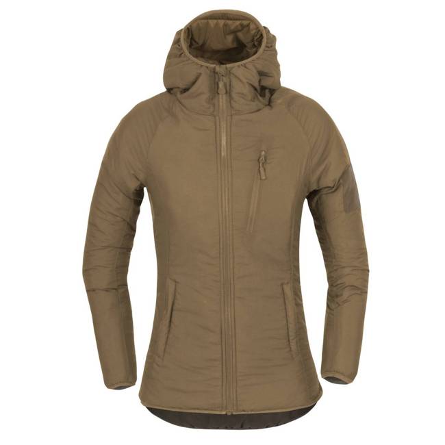 HOODED JACKET FOR WOMEN - WOLFHOUND® - Climashield® Apex™ - Helikon-Tex® - SHADOW GREY