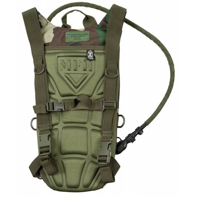 HYDRATION BACKPACK WITH TPU BLADDER - "EXTREME" - 2.5 L - MFH® - WOODLAND