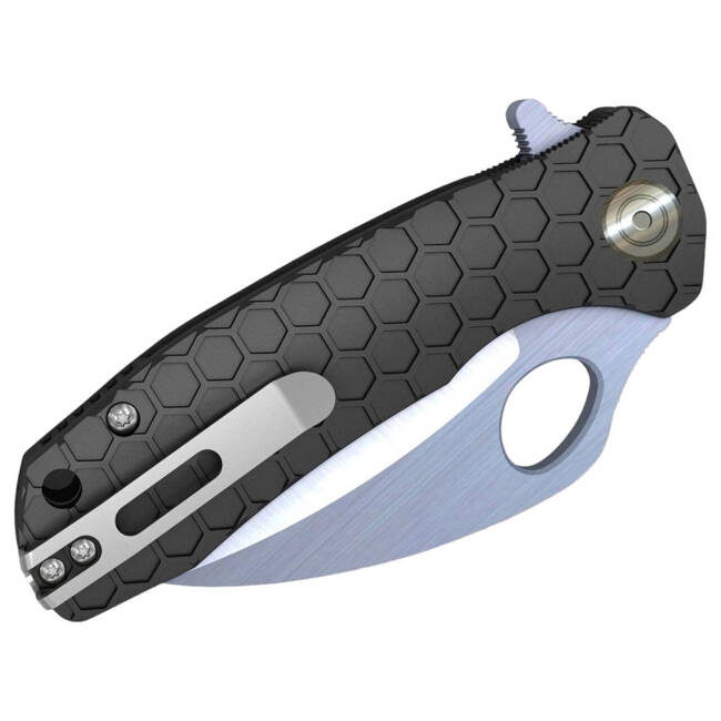 Honey Badger - BLACK SERRATED - SMALL - CLAW POCKET KNIFE