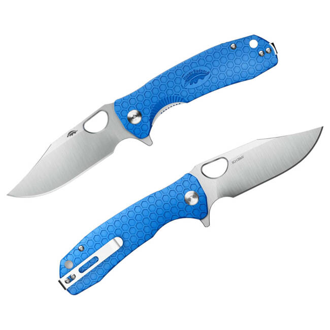 Honey Badger - BLUE - MEDIUM - CLIPPOINT POCKET KNIFE 