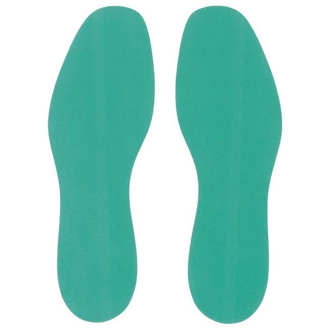 INSOLE - UNIVERSAL - CUTTABLE - GREEN - LIKE NEW