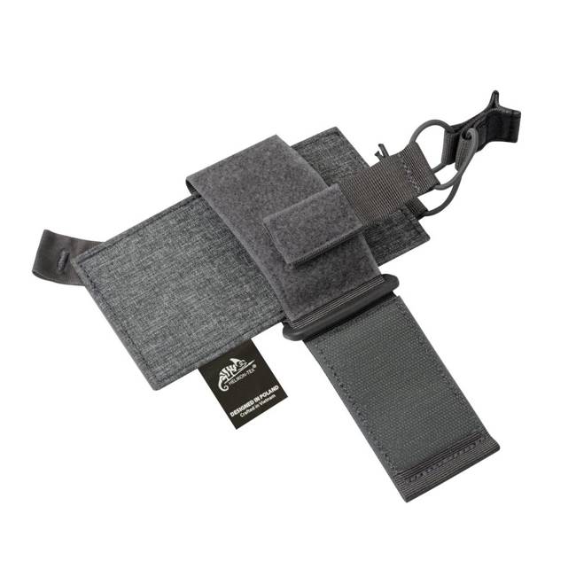 INVERTED PISTOL HOLDER INSERT - NYLON POLYESTER BLEND - GREY MELANGE