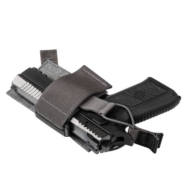 INVERTED PISTOL HOLDER INSERT - NYLON POLYESTER BLEND - GREY MELANGE