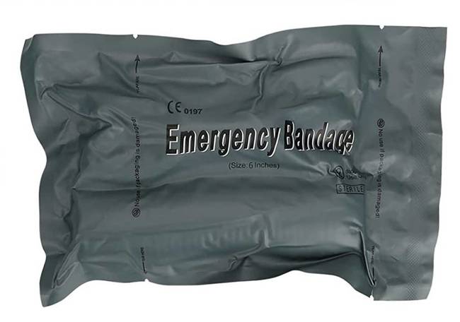 ISRAELI BANDAGE - 6 IN/15 CM - PORTABLE VACUUM PACK 