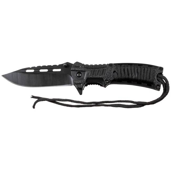 Jack Knife, one-handed, "Blackrope", with fire starter - Fox Outdoor 