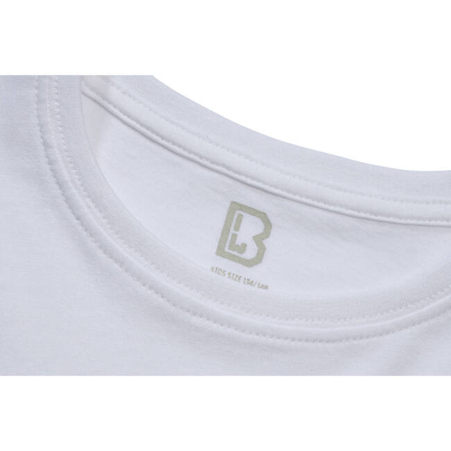 KIDS COTTON T-SHIRT - WHITE - BRANDID