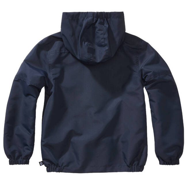 KIDS SUMMER JACKET WITH FRONT ZIPPER - WINDBREAKER - NAVY BLUE - BRANDIT