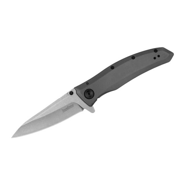 KNIFE WITH ASSISTED OPENER GRID STONEWASHED - KERSHAW