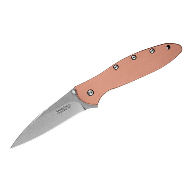 KNIFE WITH ASSISTED OPENER LEEK COPPER - KERSHAW