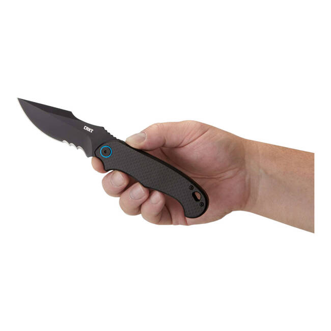 KNIFE WITH ASSISTED OPENER P.S.D. BLACK - CRKT