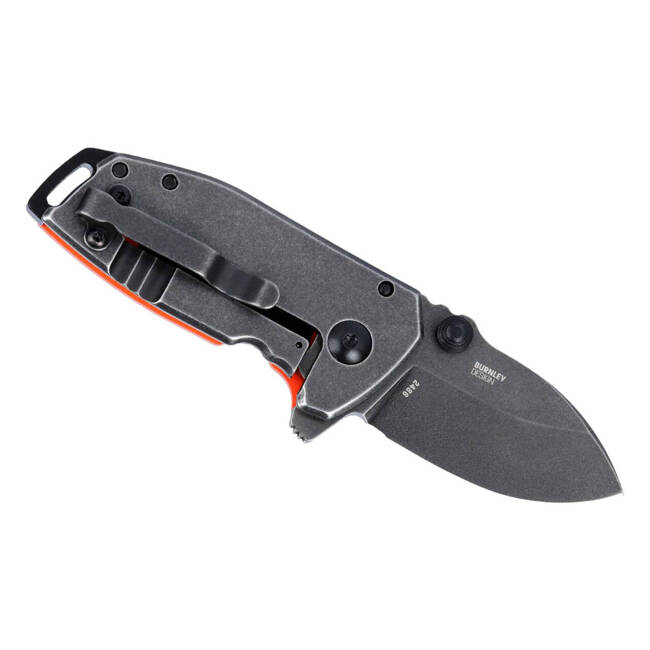 KNIFE WITH ASSISTED OPENER SQUID COMPACT G10 - ORANGE - CRKT