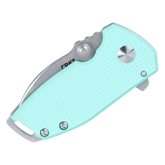 KNIFE WITH ASSISTED OPENER SQUID COMPACT G10 - SKYBLUE - CRKT