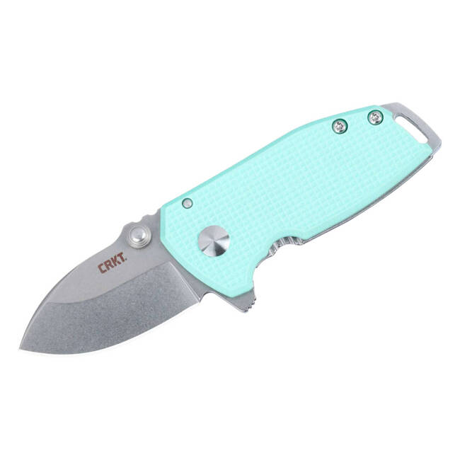 KNIFE WITH ASSISTED OPENER SQUID COMPACT G10 - SKYBLUE - CRKT