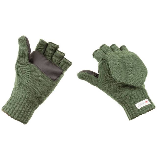 KNITTED GLOVES - OD GREEN - MFH