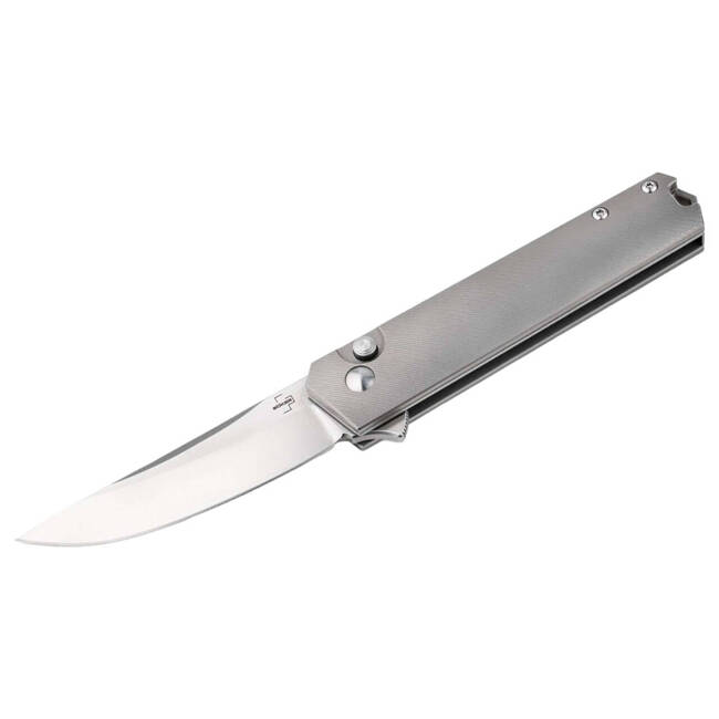 KWAIKEN PUSH BUTTON FLIPPER POCKET KNIFE - BOKER PLUS