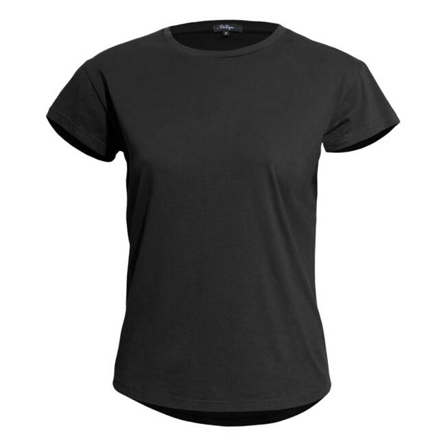 LADIES WHISPER T-SHIRT - BLANK-OFF - BLACK - PENTAGON