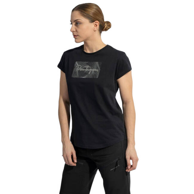 LADIES WHISPER T-SHIRT - CONTOUR - BLACK - PENTAGON