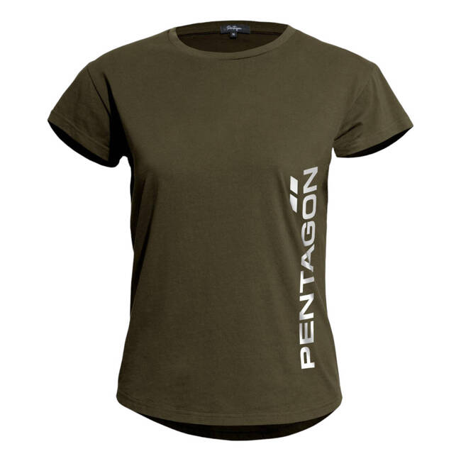 LADIES WHISPER T-SHIRT - PENTAGON VERTICAL - RAL7013 - PENTAGON