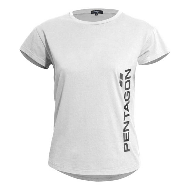 LADIES WHISPER T-SHIRT - PENTAGON VERTICAL - WHITE - PENTAGON