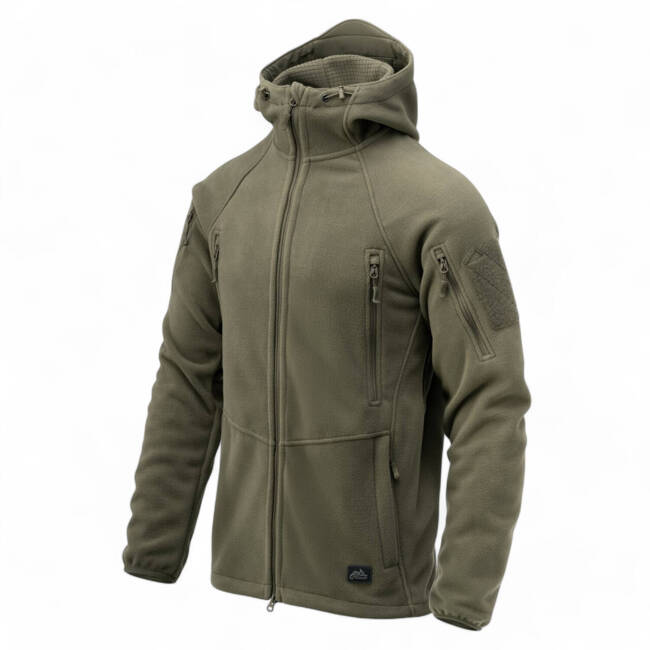 LIGHTWEIGHT FLEECE HYBRID JACKET - PATRIOT MK2 - HELIKON-TEX - OLIVE GREEN